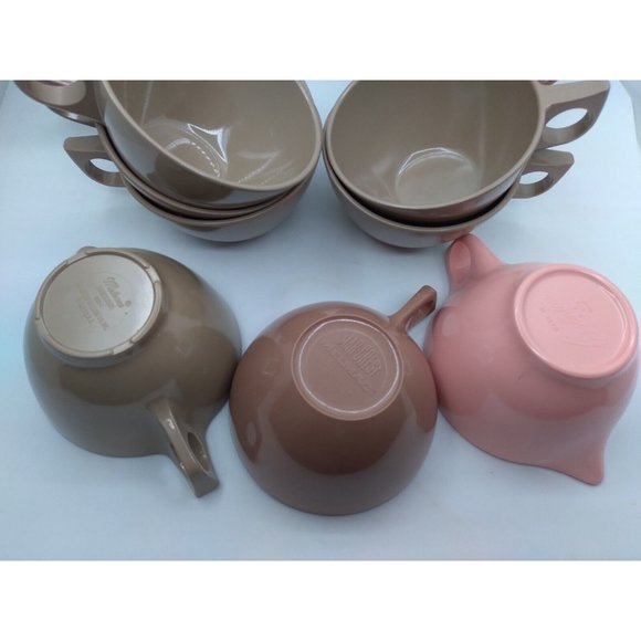 Vtg. MCM Atomic Melmac Marcrest/ Boonton 11 Melamine Cups 2 Creamers Bundle READ - Picture 7 of 16